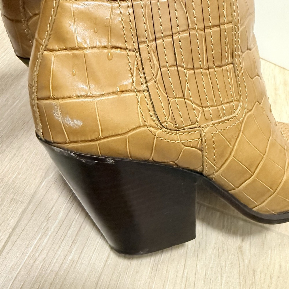 Loeffler Randall, Leather Honey, Tan Bootie, 9 Western - Picture 8 of 10